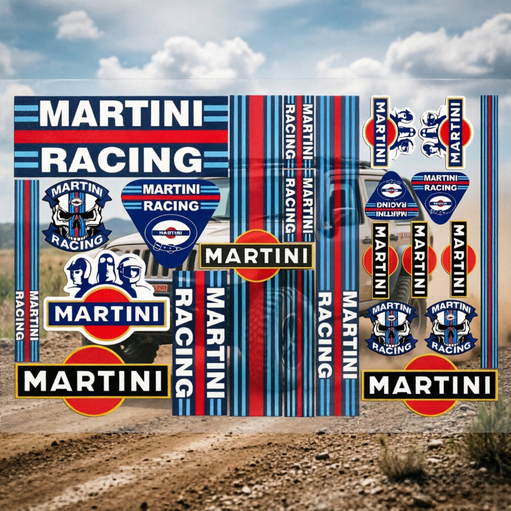 Laptop Accessories Brand - New for Martinis Racing Motorcycle Stickers