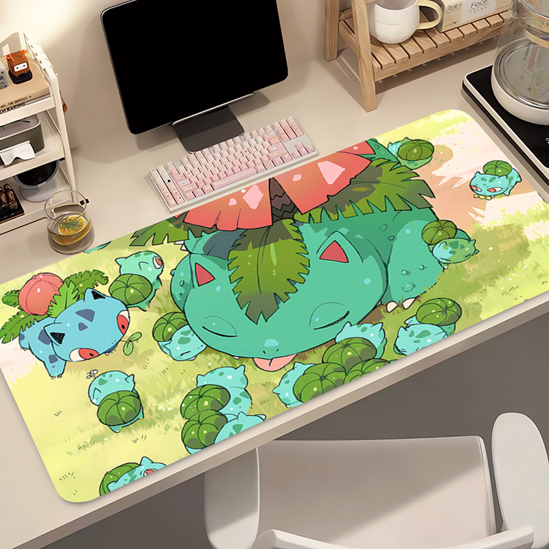 Laptop Extra Accessories - Anime Mouse Pad Pokemon Bulbasaur Large