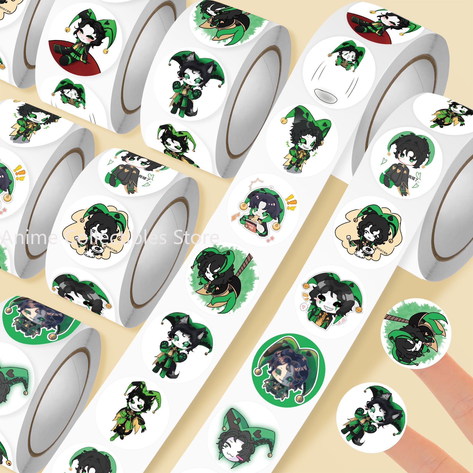 Laptop Accessories Parts - 500Pc/Roll Anime The Freak Circus‌ Harleguin
