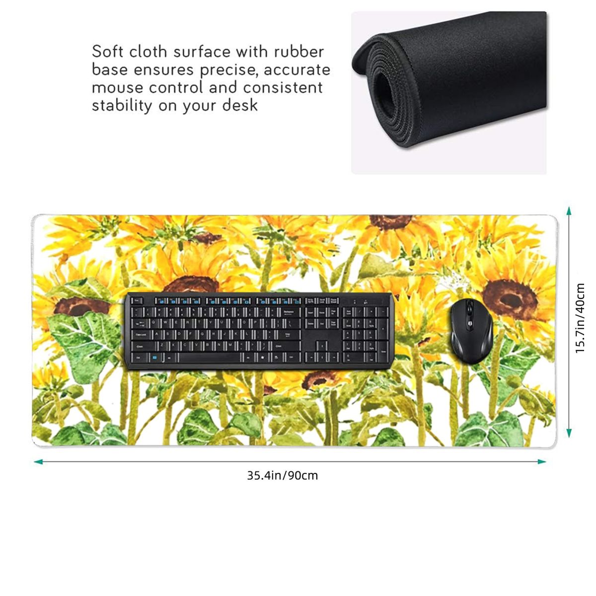 Sunflower Vibrant Yellow Flora - Yellow Laptop Accessories recensie en prijs