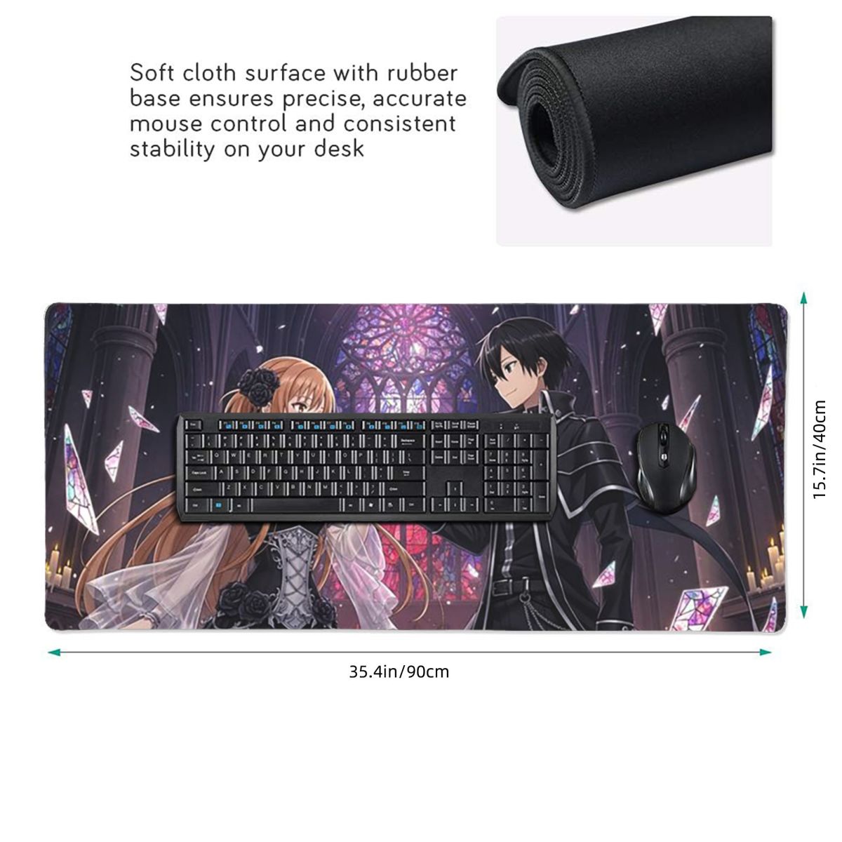 Large Mouse Pad Sword Art Onli - Laptop Accessories Online recensie en prijs