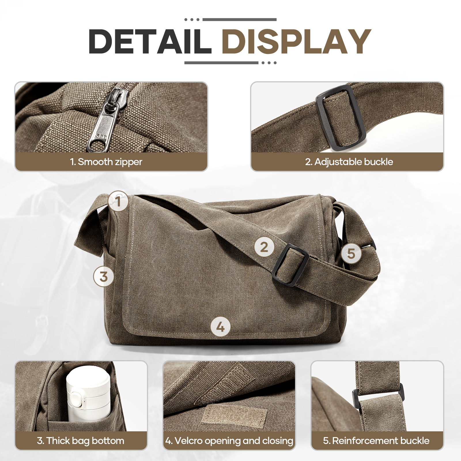 Vintage Men's Shoulder Bag Mes - Laptop Accessories Box recensie en prijs