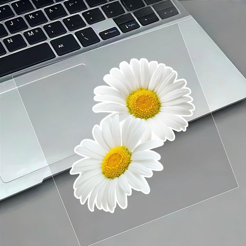 1pc Fashion Daisy Car Stickers - Yellow Laptop Accessories recensie en prijs