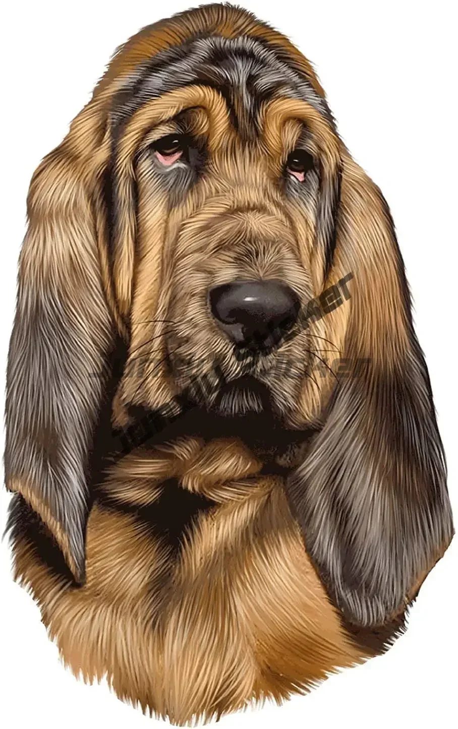 Car Stickers Funny Bloodhound  - Laptop Accessories Brand recensie en prijs