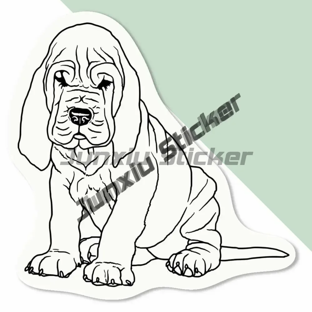 Car Stickers Funny Bloodhound  - Laptop Accessories Brand recensie en prijs