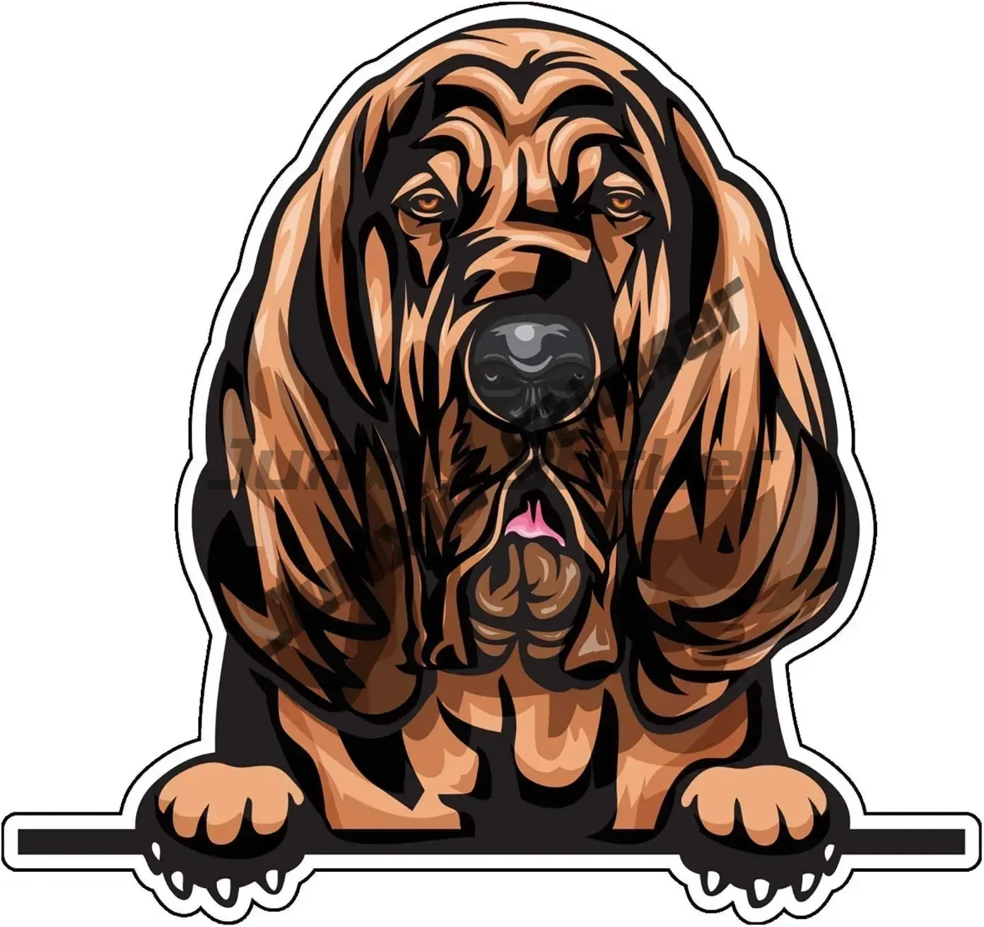 Car Stickers Funny Bloodhound  - Laptop Accessories Brand recensie en prijs