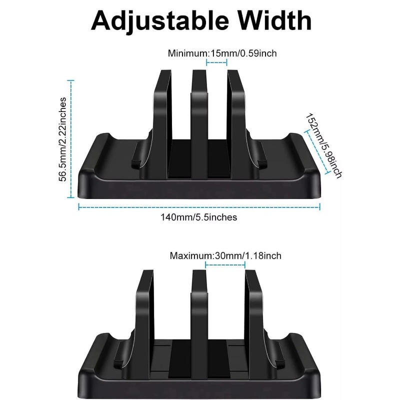 Vertical Laptop Stand Plastic  - Laptop Accessories Macbook recensie en prijs