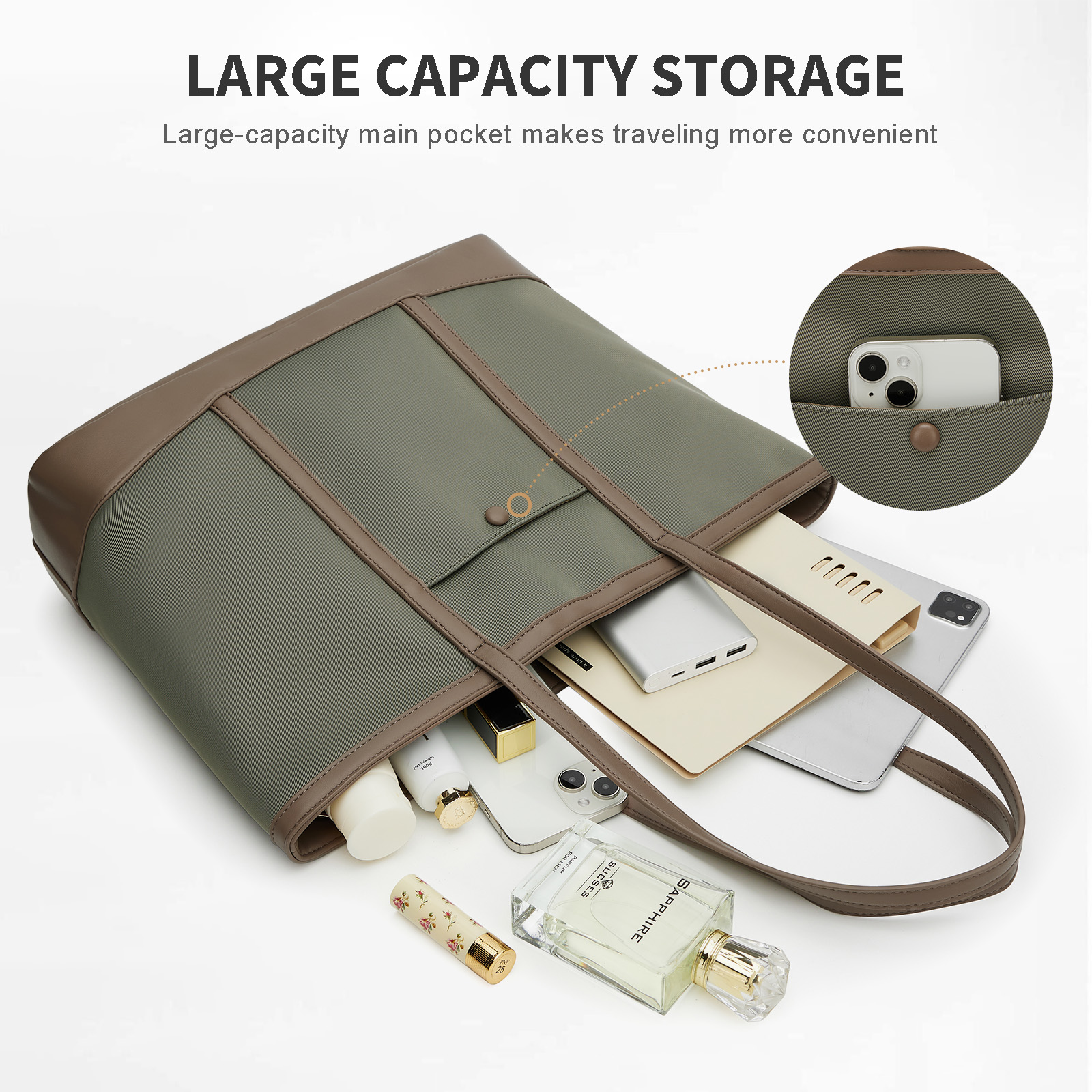 Women Large Shoulder Bag, Zipp - Laptop Accessories Box recensie en prijs