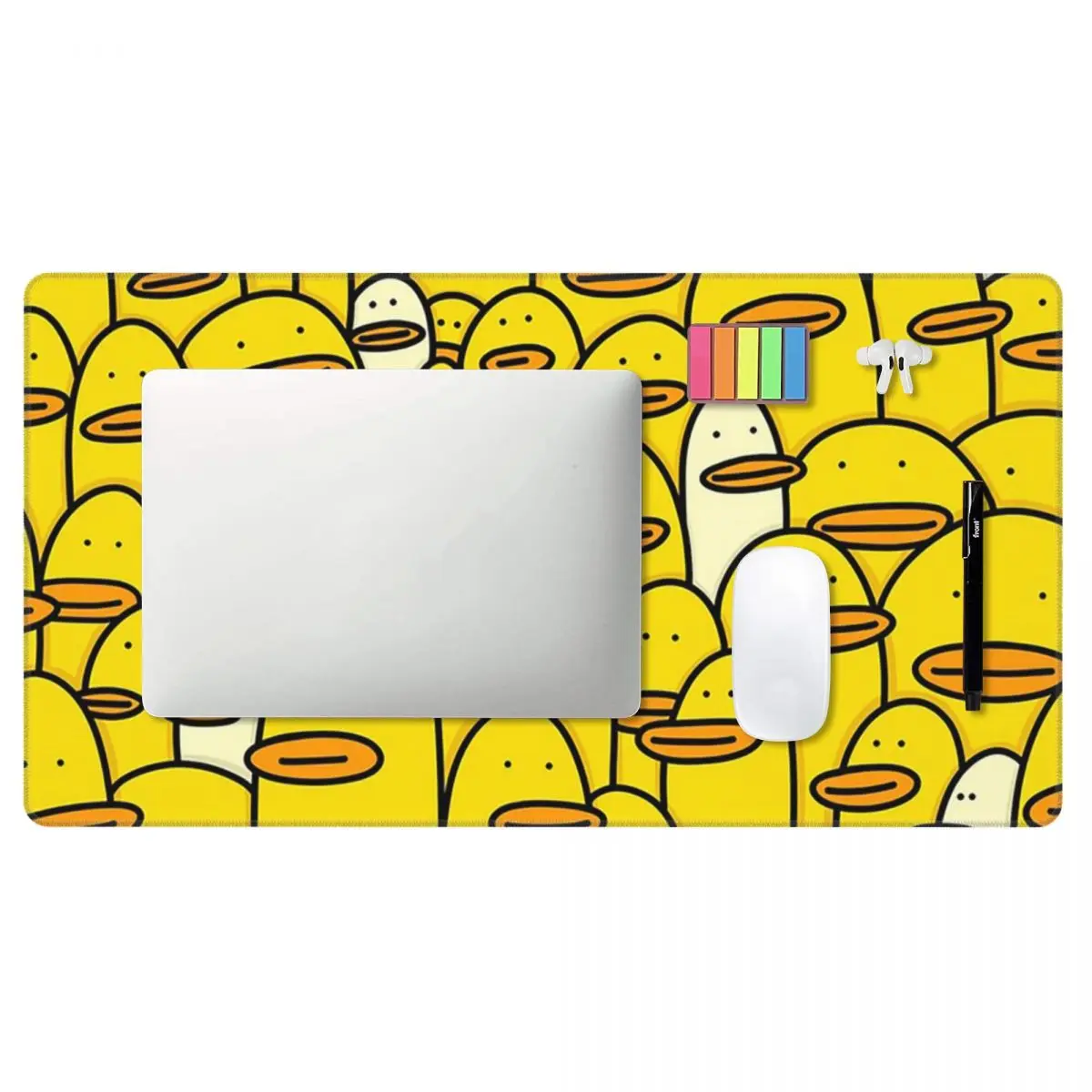 Large Mouse Pad Cartoon Yellow - Yellow Laptop Accessories recensie en prijs