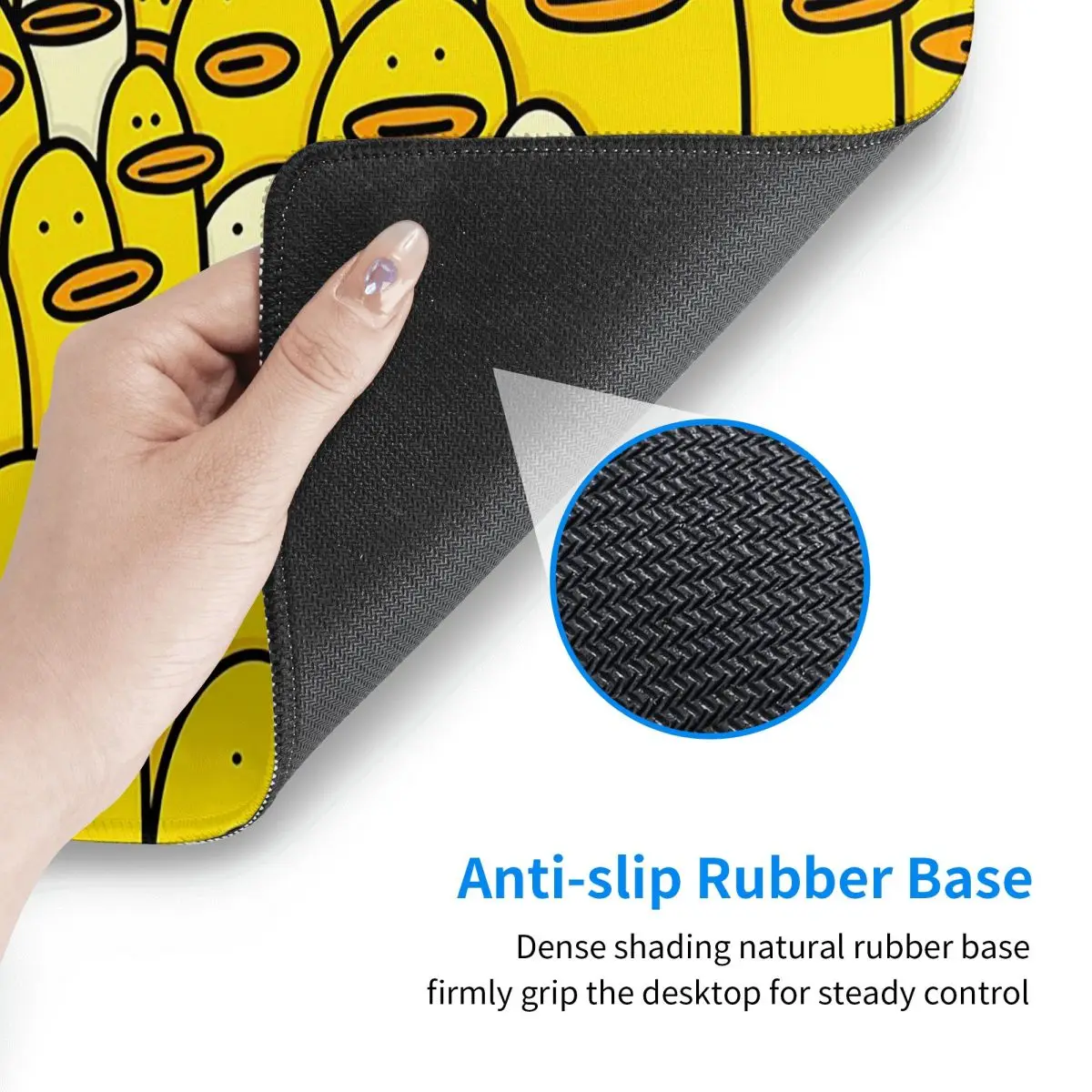 Large Mouse Pad Cartoon Yellow - Yellow Laptop Accessories recensie en prijs