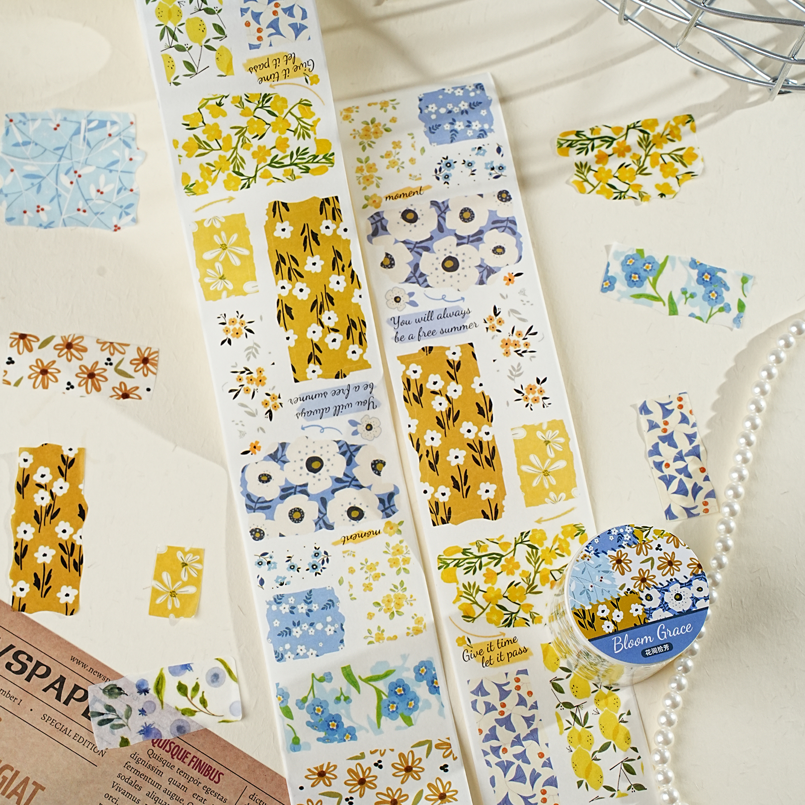 Etori Life Floral Theme Washi  - Yellow Laptop Accessories recensie en prijs