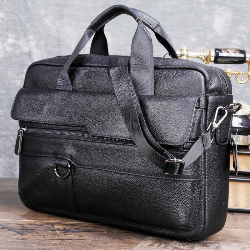 Large Men's Genuine Leather Ha - Laptop Accessories Box recensie en prijs