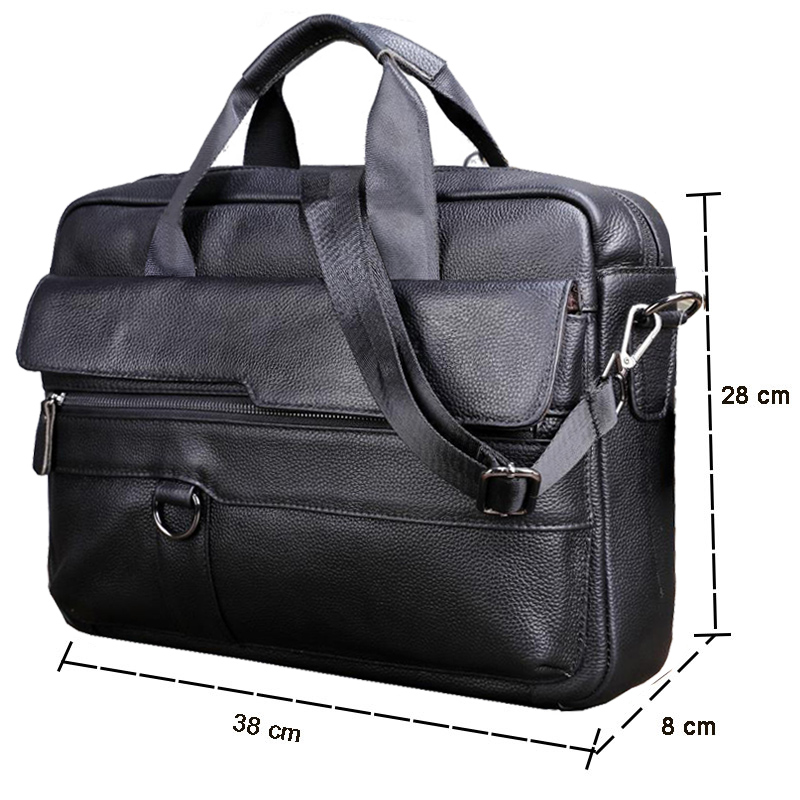 Large Men's Genuine Leather Ha - Laptop Accessories Box recensie en prijs