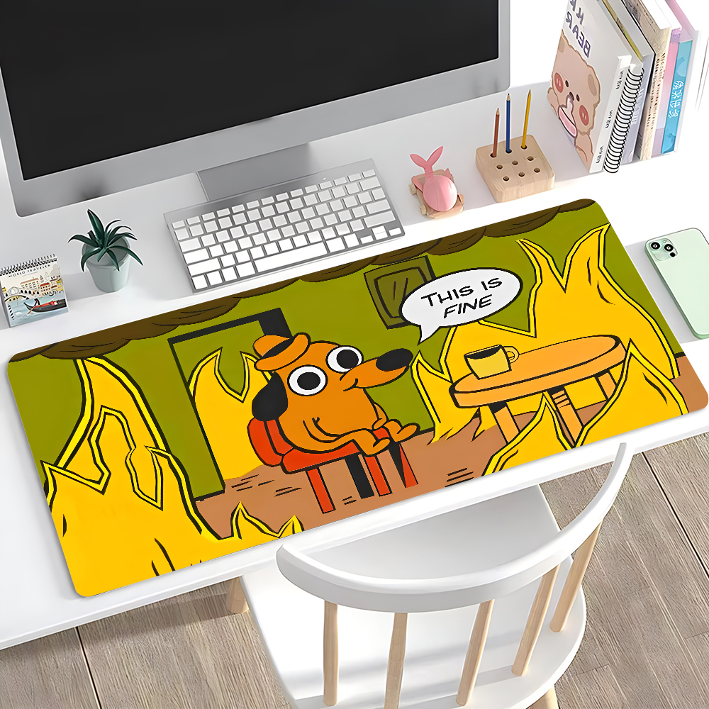 This Is Fine Dog Dachshund Mou - Laptop Extra Accessories recensie en prijs