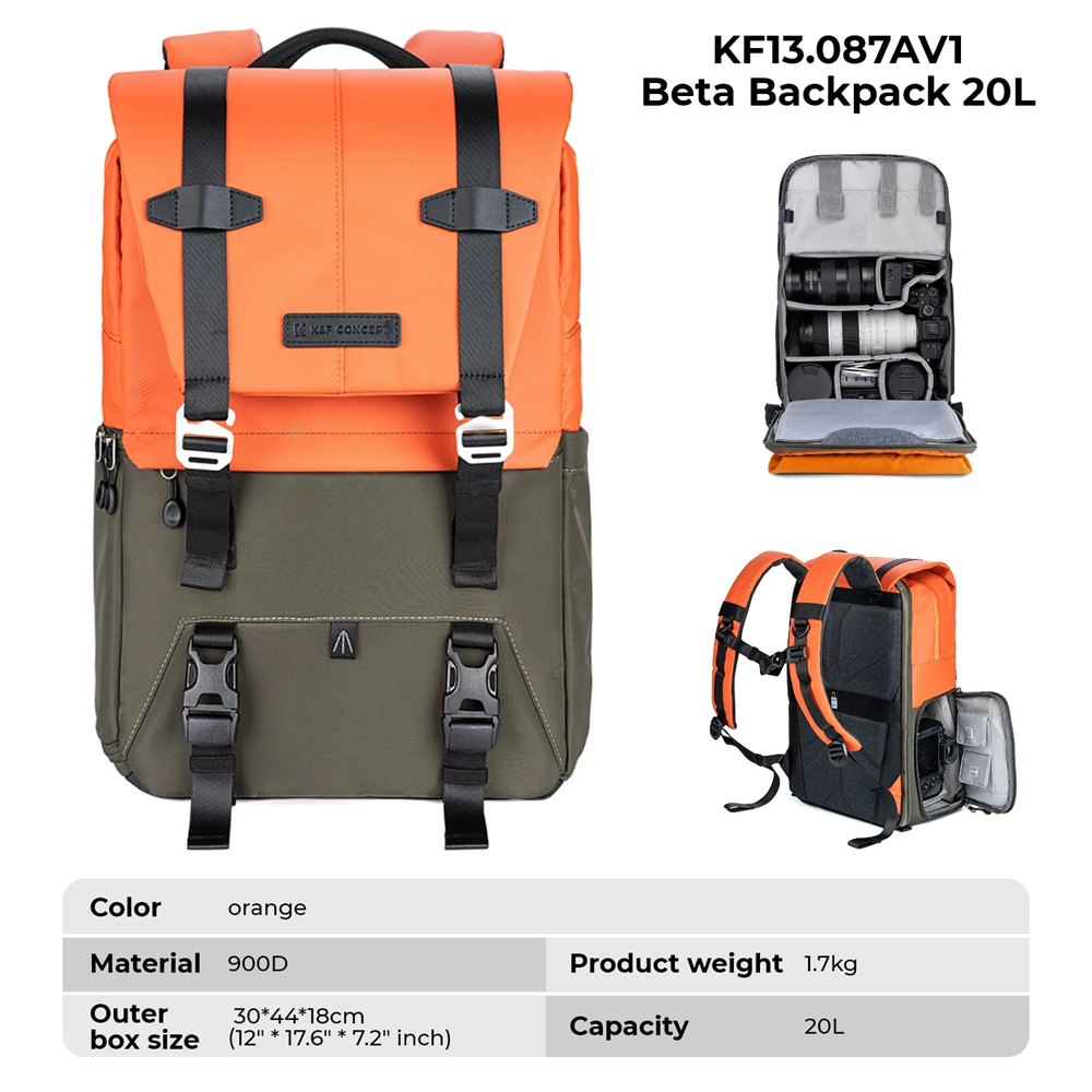 K&F CONCEPT Camera Backpack Tr - Laptop Accessories Box recensie en prijs