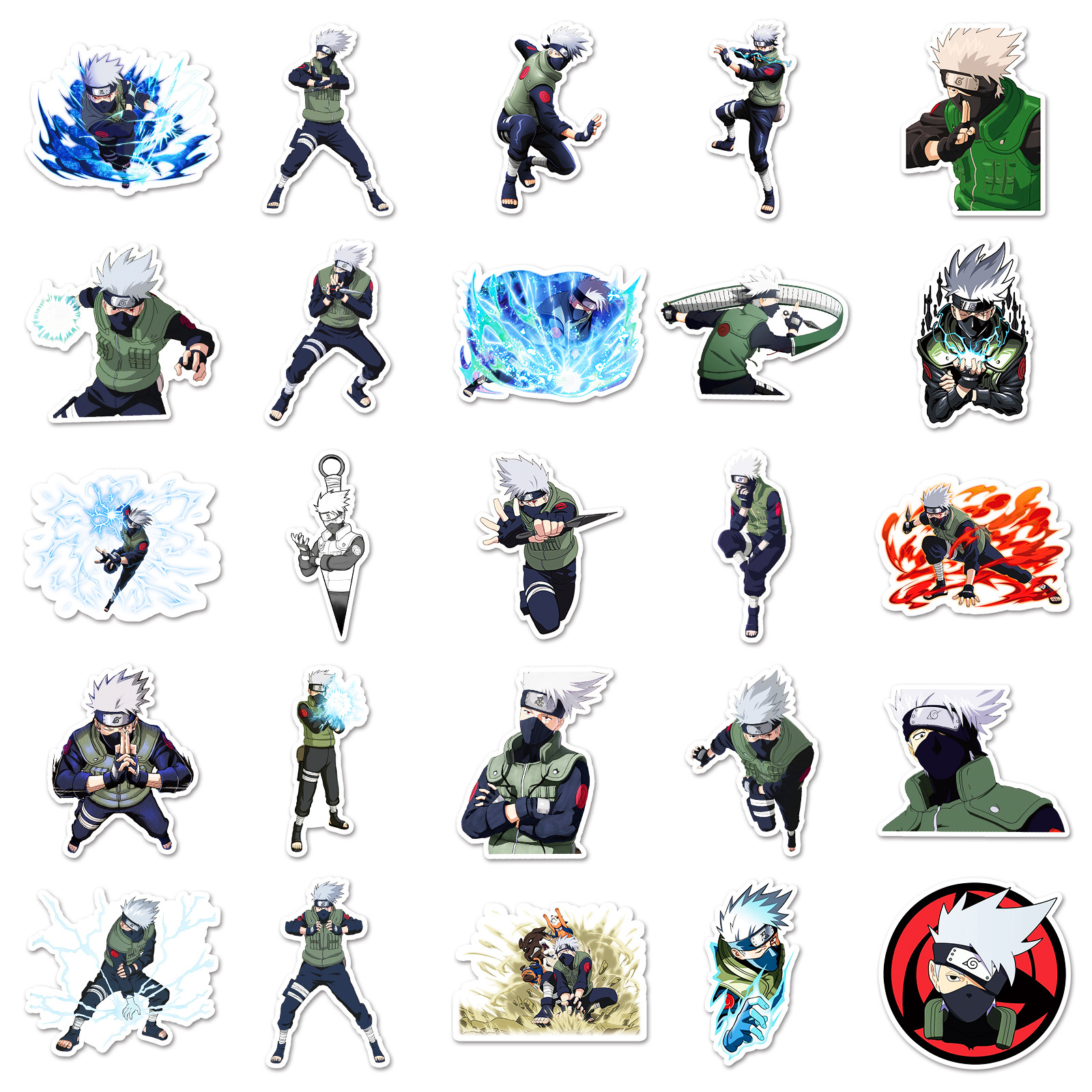 50pcs Anime Naruto Hatake Kaka - Laptop Accessories Parts recensie en prijs