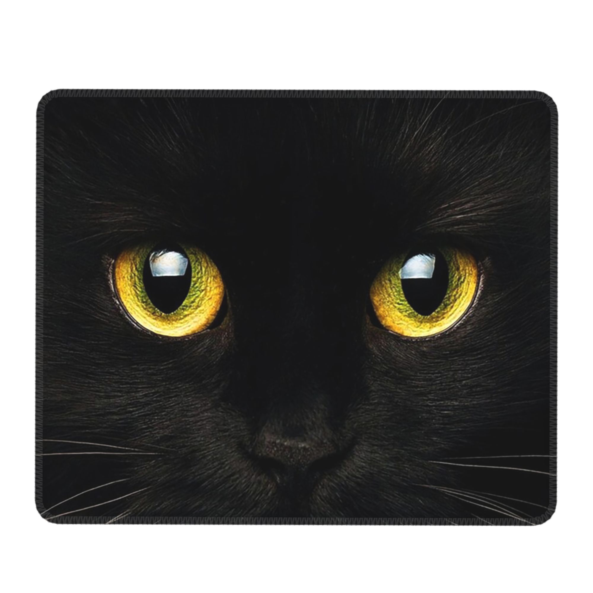 Black Cat Face And Yellow Eyes - Yellow Laptop Accessories recensie en prijs