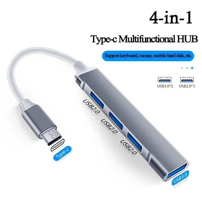 4-in-1 USB C HUB 3.0 Type C 3. - Laptop Accessories Macbook recensie en prijs