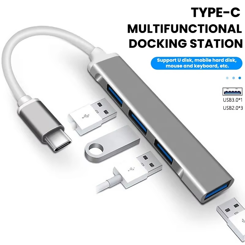 USB C Hub Type C Hub 4 Port US - Laptop Accessories Macbook recensie en prijs