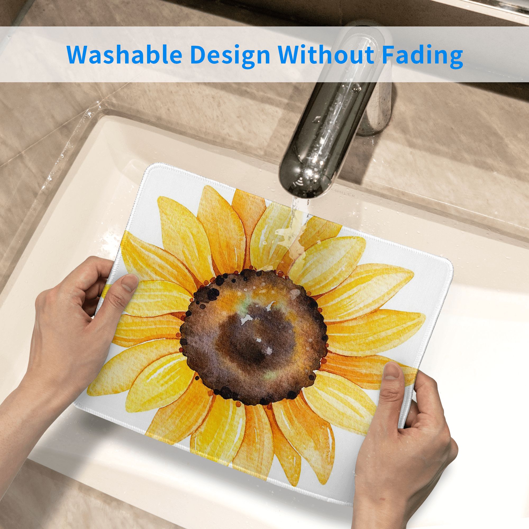 Watercolor Sunflower Vibrant Y - Yellow Laptop Accessories recensie en prijs