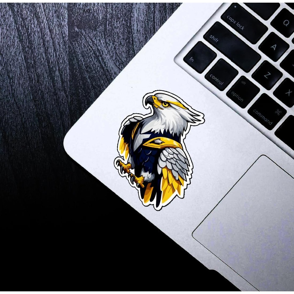 1PC Armor Style Eagle Sticker  - Yellow Laptop Accessories recensie en prijs