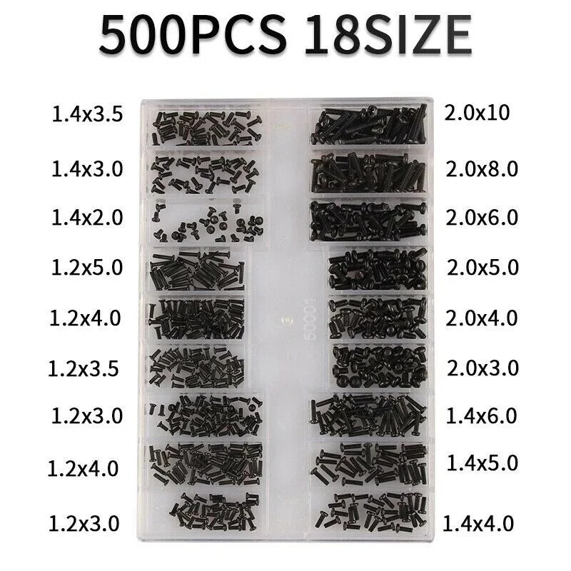 500PCS Laptop Notebook Screws  - Laptop Accessories Kit recensie en prijs