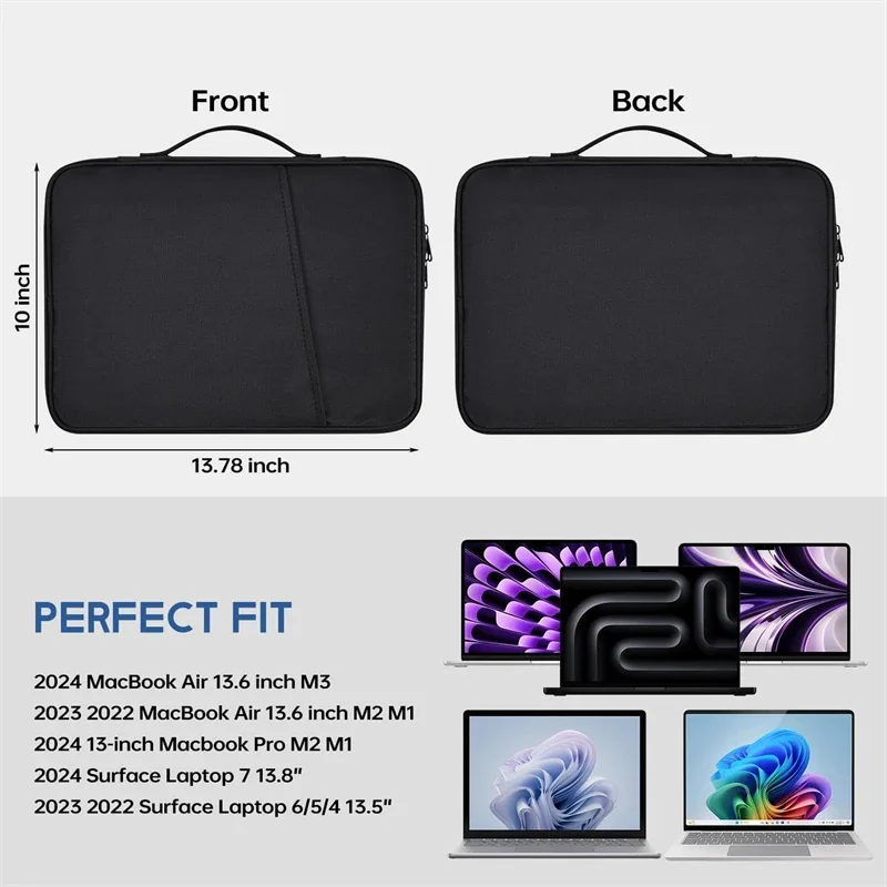 Waterproof Shockproof Handle B - Laptop Accessories Macbook recensie en prijs