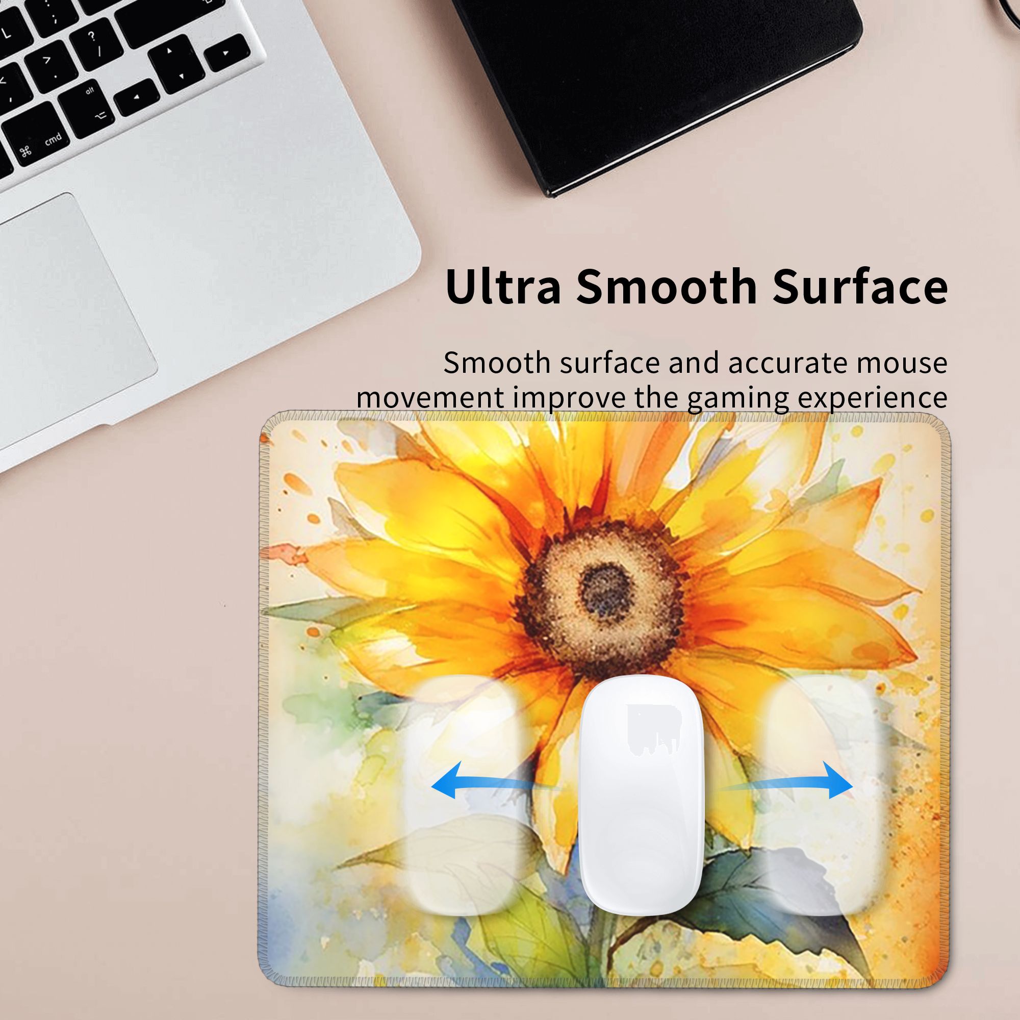 Watercolor Sunflower Vibrant Y - Yellow Laptop Accessories recensie en prijs