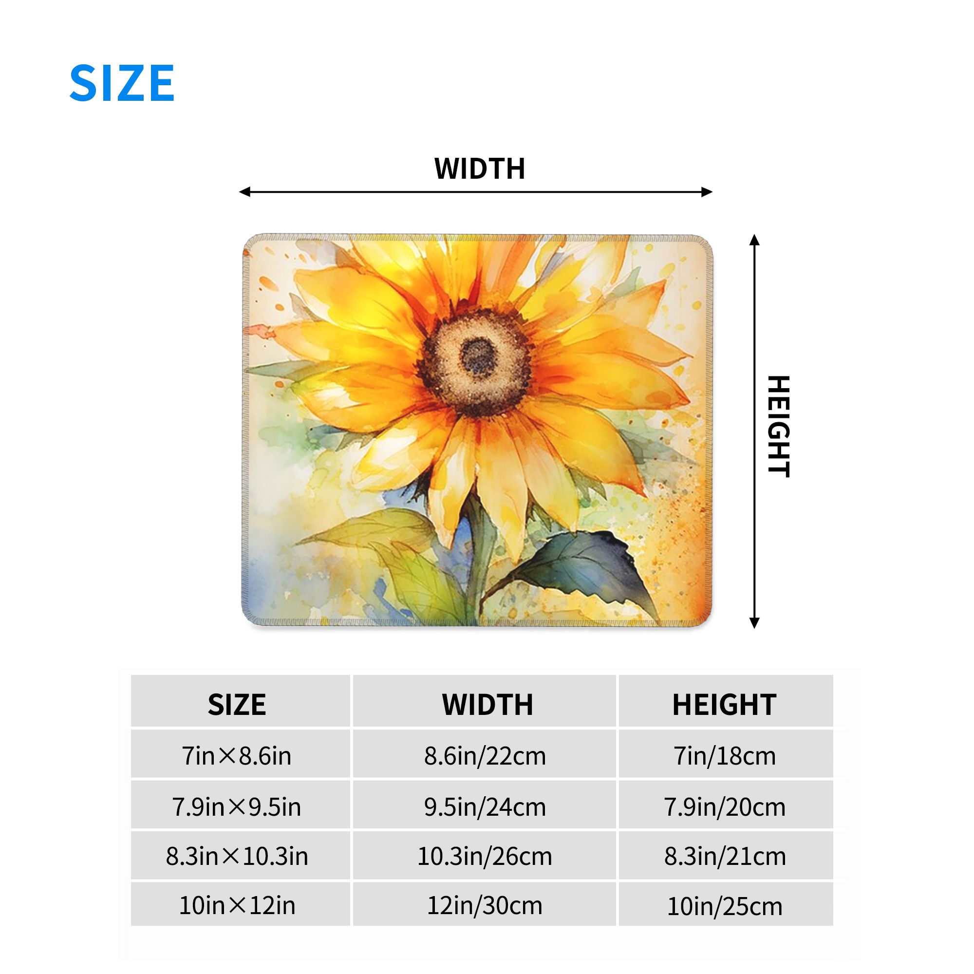 Watercolor Sunflower Vibrant Y - Yellow Laptop Accessories recensie en prijs