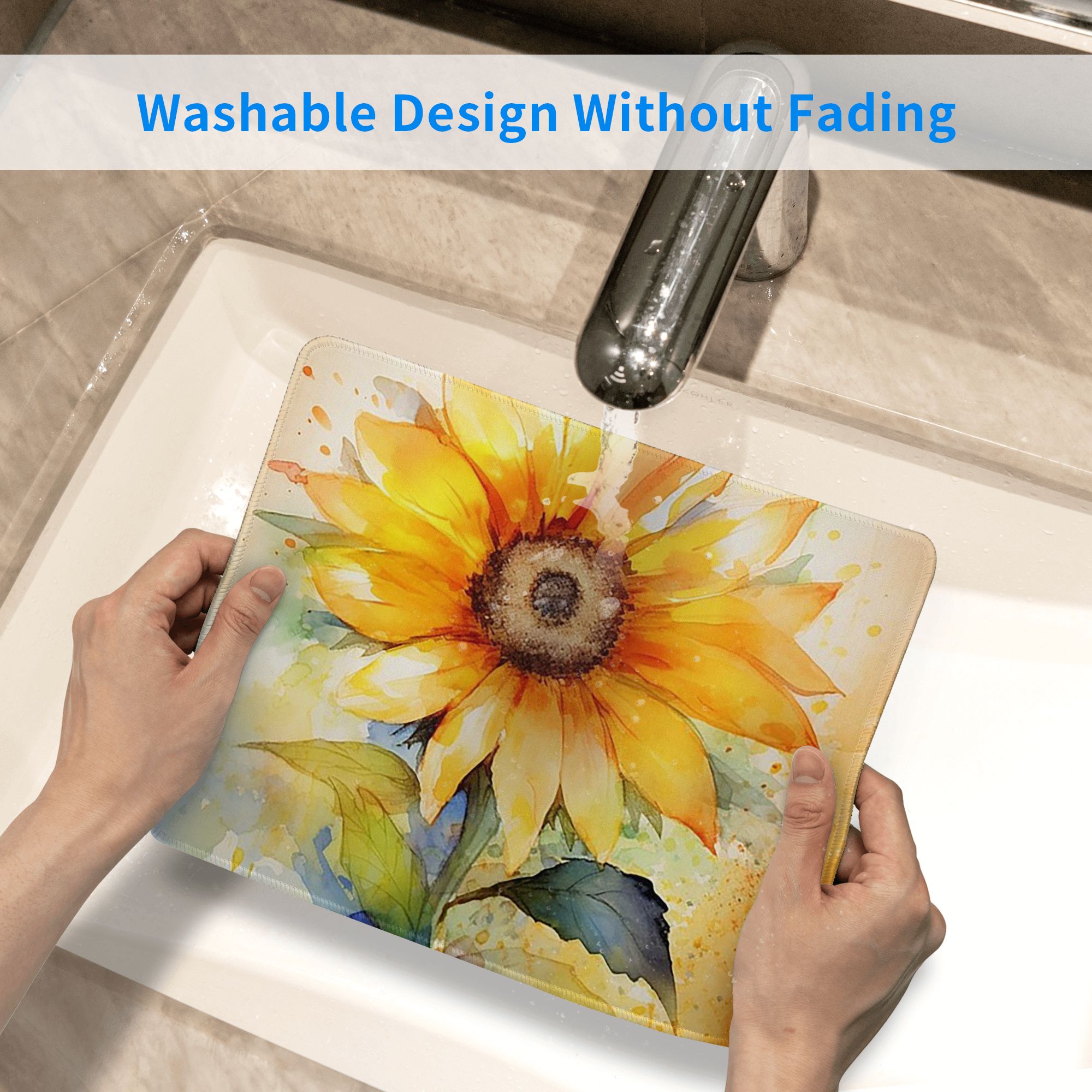 Watercolor Sunflower Vibrant Y - Yellow Laptop Accessories recensie en prijs