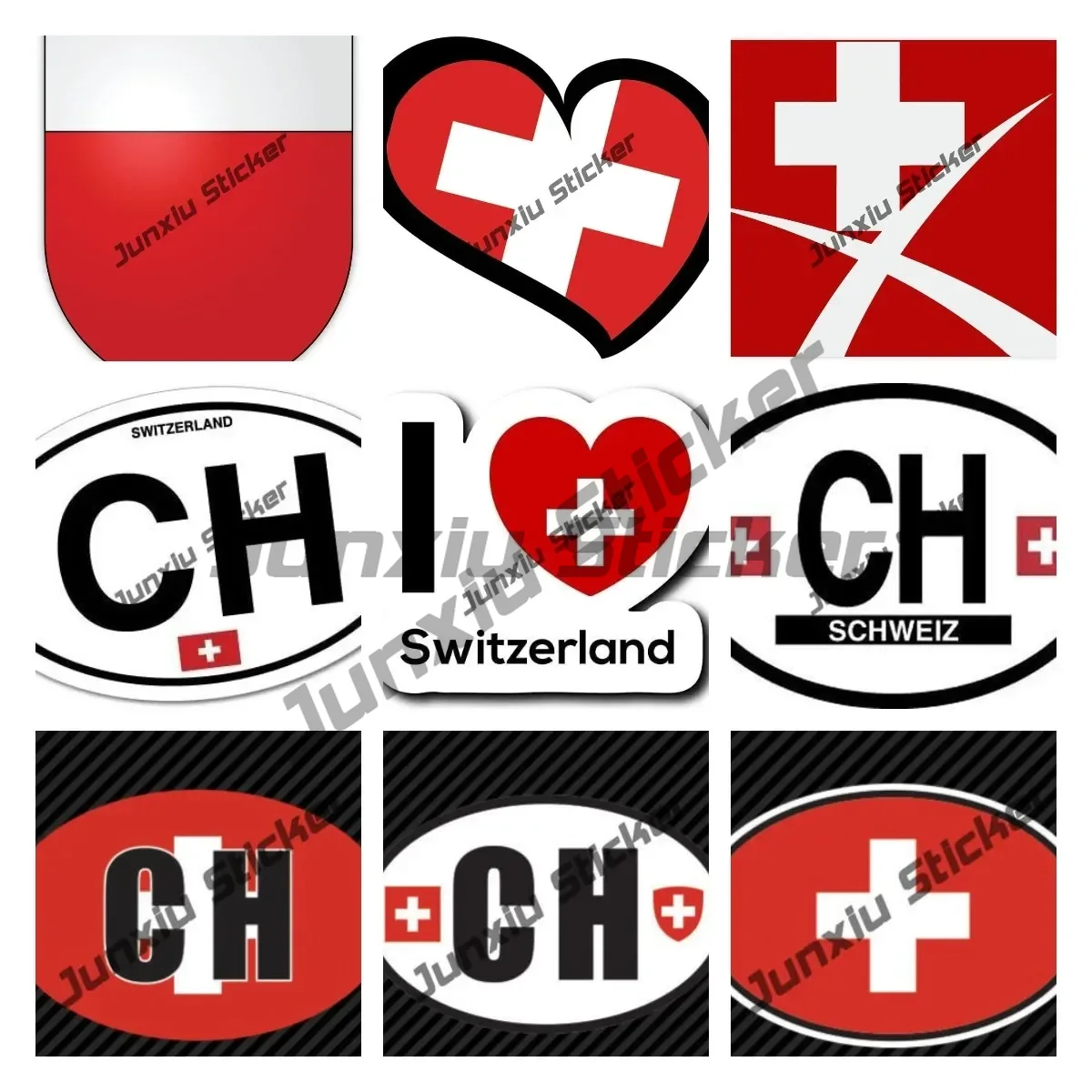 Love Switzerland Flag Decal St - Laptop Accessories Brand recensie en prijs
