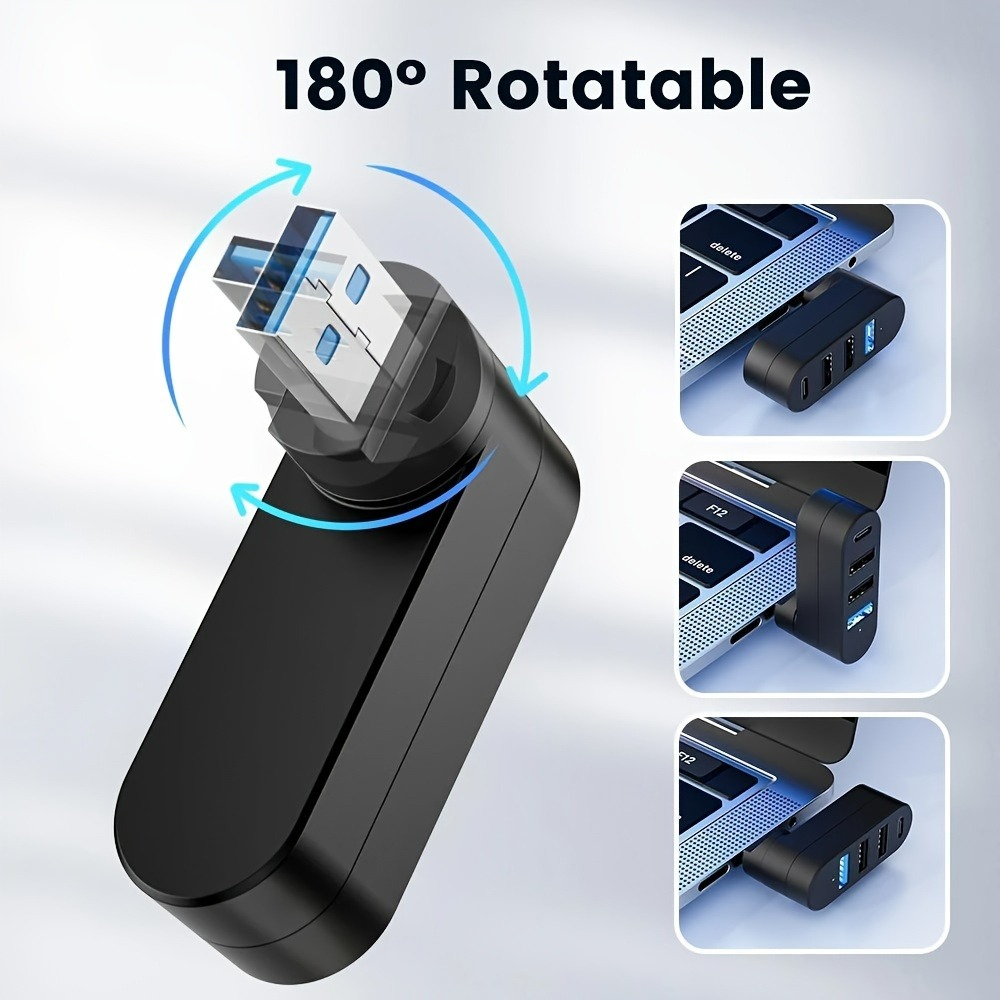 Mini Splitter 4 Ports USB Hub  - Laptop Accessories Macbook recensie en prijs