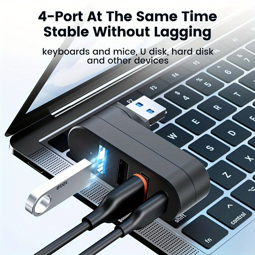 Mini Splitter 4 Ports USB Hub  - Laptop Accessories Macbook recensie en prijs